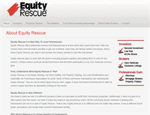 Tablet Screenshot of equityrescue.com